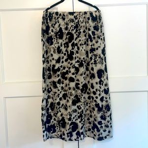 Animal Print Maxi Skirt